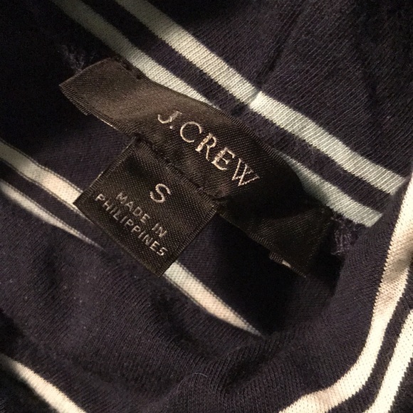 CLASSIC navy and white striped J.Crew turtleneck - Picture 4 of 6